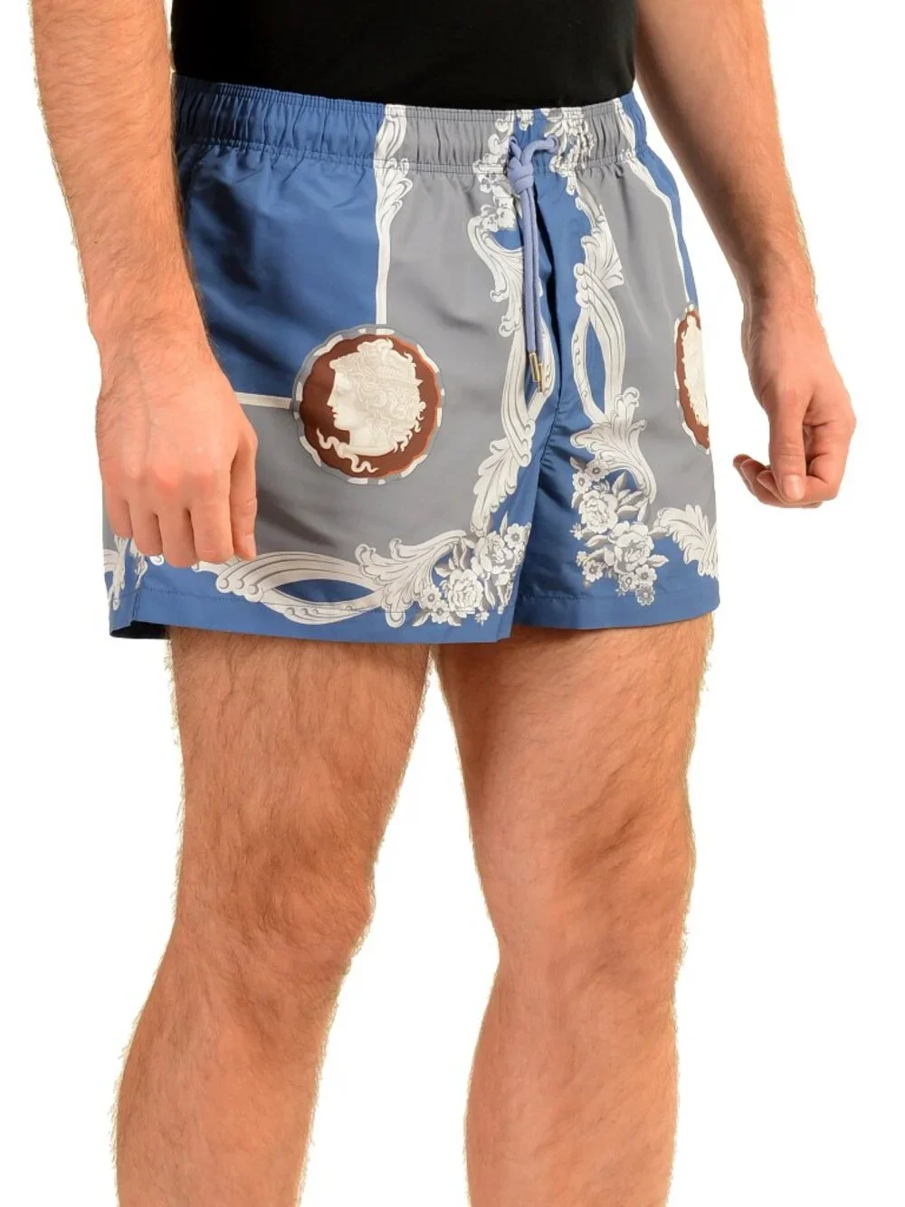 Versace Men's Multi-Color Swimwear Swim Shorts Versace Sz 6 US L IT 52